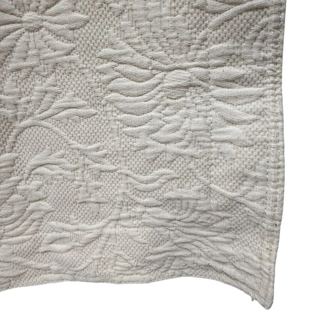 Charter Club Matelasse Pillow Sham Standard Size Pillowcase Cream